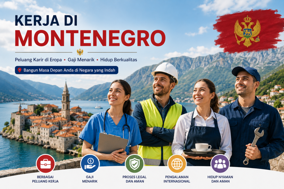 Kerja di Montenegro Lowongan, Syarat & Izin Kerja